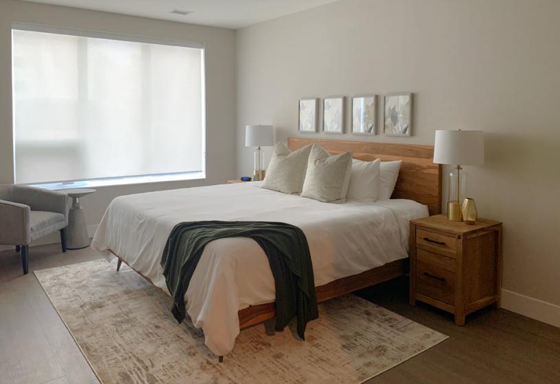 Overnight guests can stay in a comfortable and convenient onsite guest suite.